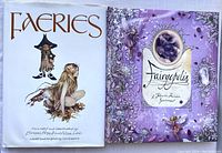 Front covers of 'Faeries' and 'Fairyopolis A Flower Fairies Journal' arranged side by side.