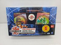 Front view of sealed Bakugan Battle Brawlers Card Power House box showing 30 cards and 6 special cards graphic