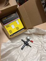 Stanley Wheel and Circle Cutter with round and oval adjustable cutters and original box.