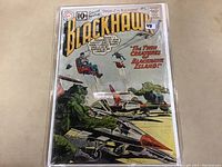 Photo showing the front cover of the Blackhawk issue 164 comic book with visible title, cover art, and condition.