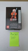 Front of the Gentle Giant LEGO Star Wars Luke Skywalker box showing the figure and branding.