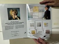 Photo of certificate page showing artist Her Majesty Queen Margrethe and details about "The Six Seasons" print, including the limited edition number 163 and the Danish Sclerosis Society support.