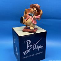 Pendelfin branded box showing brand and signature hand painted stonecraft text