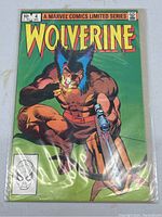Front cover of Wolverine Issue #4 showing character and title details.