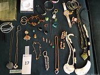 Full lot overview laid out on surface