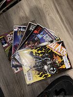 Stack of sealed comic books with Blaze: Legacy of Blood on top