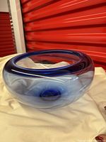 Side view showing rounded body and smooth blue gradient glass.