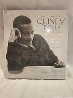 Front cover showing title, author, subtitle and Quincy Jones portrait