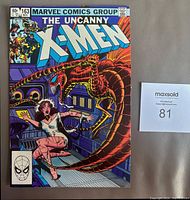 Front cover of the 1982 Marvel Comics The Uncanny X-Men #163 showing vibrant colors and clear title.