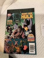 Front cover of Planet Hulk No 1 comic book showing colorful Hulk illustration and title.