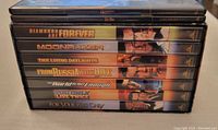 Spine view of the 7 DVDs in the Special Edition box set showing titles and design.