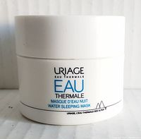 Front view of Uriage Eau Thermale Water Sleeping Mask showing product name, brand, and volume.