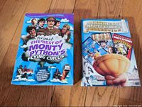 Front covers of two Monty Python DVDs showing colorful cover art and images of cast members.