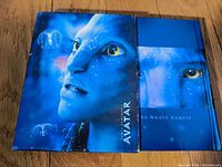 Front cover of the Avatar Collector's Edition DVD box showing blue Na'vi character close-up and title.