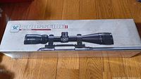Box showing Vortex Crossfire II riflescope image and name.