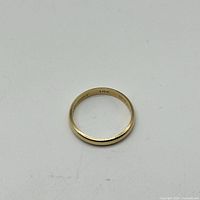 Top view showing inside band markings including '14K'