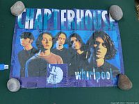 Full view of color poster featuring Chapterhouse band members with signatures