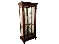 Full front-right view of cabinet with door closed