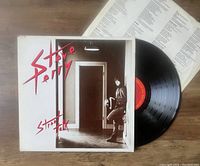 Vinyl LP record titled 'Street Talk' by Steve Perry with cover and lyric insert.