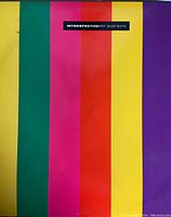 Front cover of Introspective vinyl album showing colorful vertical stripes design.