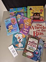 All 5 board books displayed together showing covers and titles clearly