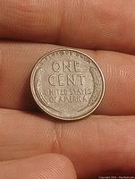 Obverse side of 1940 Lincoln Wheat Cent showing Lincoln portrait, date, and inscriptions.
