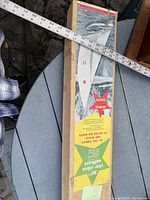 Box for the kit showing the '30" Star Class Sailboat' branding and Dumas Boats logo with wear and tear.