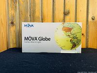 Box of MOVA Globe showing branding and product image