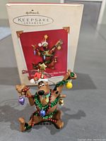 Photo of Scooby-Doo Christmas ornament with original Hallmark Keepsake box in background