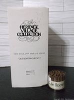 Box of Department 56 Heritage Village Collection Old North Church showing branding and series info.