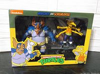 Boxed Wingnut and Screwloose figures from Teenage Mutant Ninja Turtles