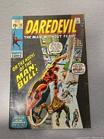 Full cover of Daredevil comic book issue #78 July 1971 showing Daredevil in red costume, city background, price of 15 cents on cover, Marvel Comics Group branding and story title.