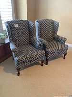 Overall view of both chairs in room