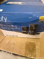 Original Eufy Smart Lever Lock C33 box showing product branding and image of lock on front with AI and keyless entry features