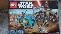 Front view of sealed LEGO Star Wars box showing set 75148, piece count 530, age range 8-14, and main display image of set with minifigures and vehicle.