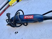Ryobi electric corded sander handle and power cord wrapped around