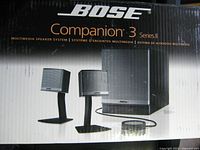 Retail box showing model and images of system