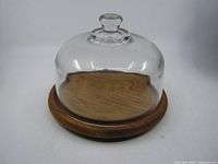 board with glass dome assembled