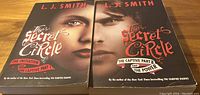 Photo of two paperback books in the Secret Circle series by L.J. Smith, showing their front covers