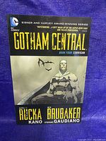 Full cover image of Gotham Central Book Four: Corrigan graphic novel showing title, publisher (DC Comics), and cover art featuring Batman in grayscale.