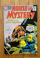 Front cover of House of Mystery #123 comic book showing main artwork and issue details
