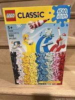 Front view of the sealed LEGO Classic 11032 Creative Color Fun set box, showing colorful bricks and sample models
