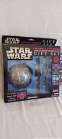 Star Wars Imperial Forces collector timepiece gift set package featuring Death Star collector watch case and themed watch components.