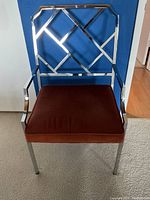 Front view showing full chair