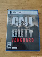 Front cover of Call of Duty: Vanguard for PS5 showing main artwork and title.