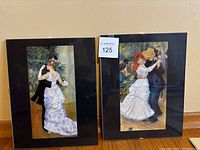 Two framed prints side by side, showing the full lot