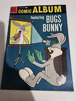 Front cover of Dell Comic Album featuring Bugs Bunny No. 2 showing illustrated Bugs Bunny and title text.