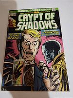 Front cover of the Crypt of Shadows No. 9 comic showing the title, characters and price.
