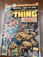 Front cover of Marvel Two-in-One No.1 King-Size Annual comic showing main characters and price.