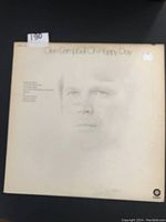 Front cover of the vintage LP showing faded man's face and title 'Gen Campbell On Happy Day'.